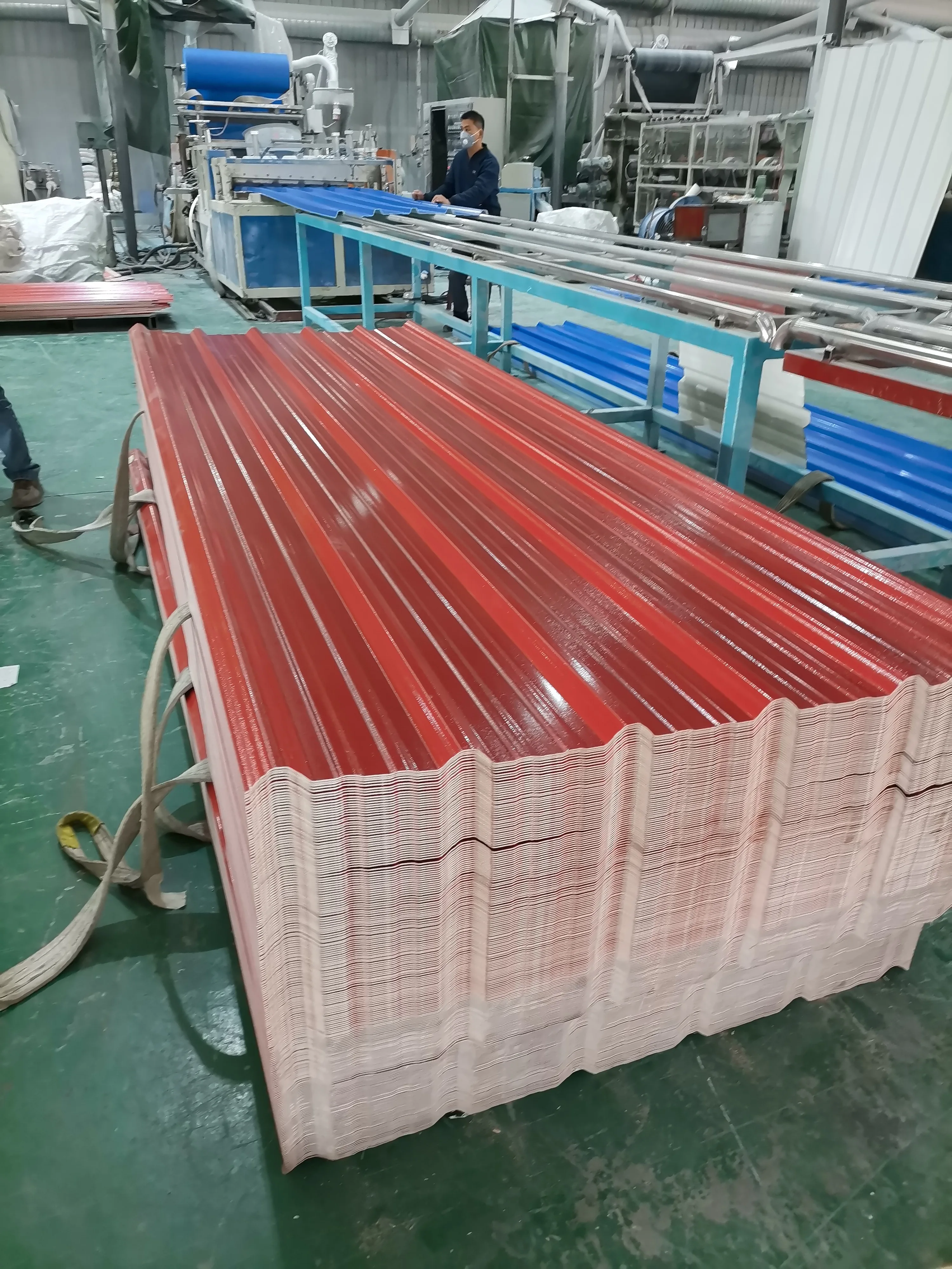3 Layers Eco Friendly Materials UPVC Roof Tile for Wall Cladding