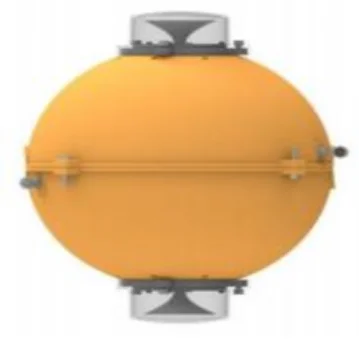 Industrial Grade Standards Lighted Power Line Marker Air Marker Ball Airplane Warning Ball