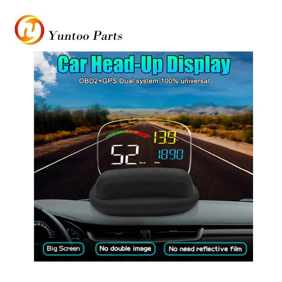 OBD2+GPS 5 inch hud big screen multi-color C800 car head up display