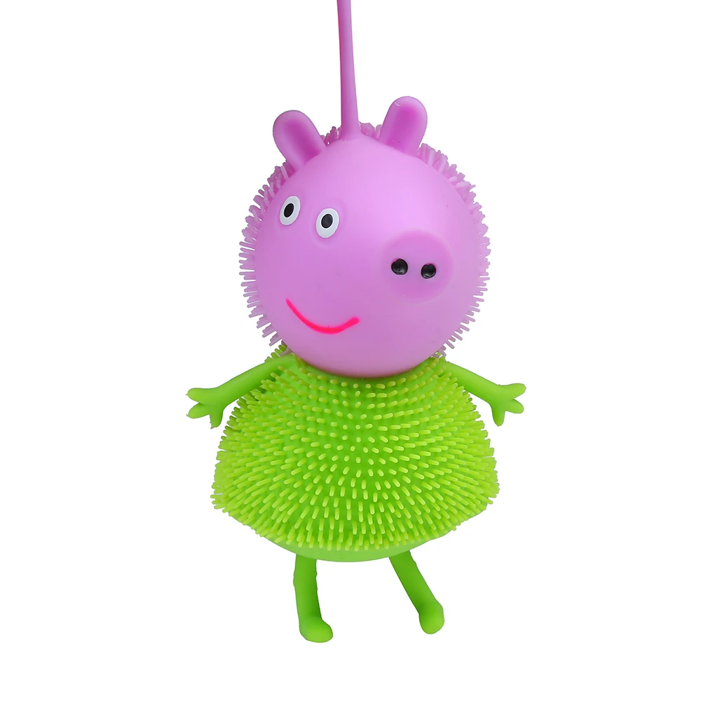 KEHUI Sticky Balls Factory Direct Sales Bouncy Toy Colorful Animal Shape Toy Balls Little Peggy Puffer Ball For Kids