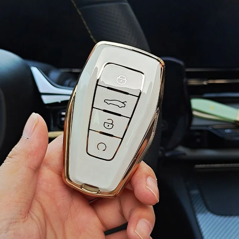 Applicable to Geely Boyue X Car Key Cover Star 21 Fourth Generation Emgrand Gsicon Benry Female Star More L Shell Car Key Case