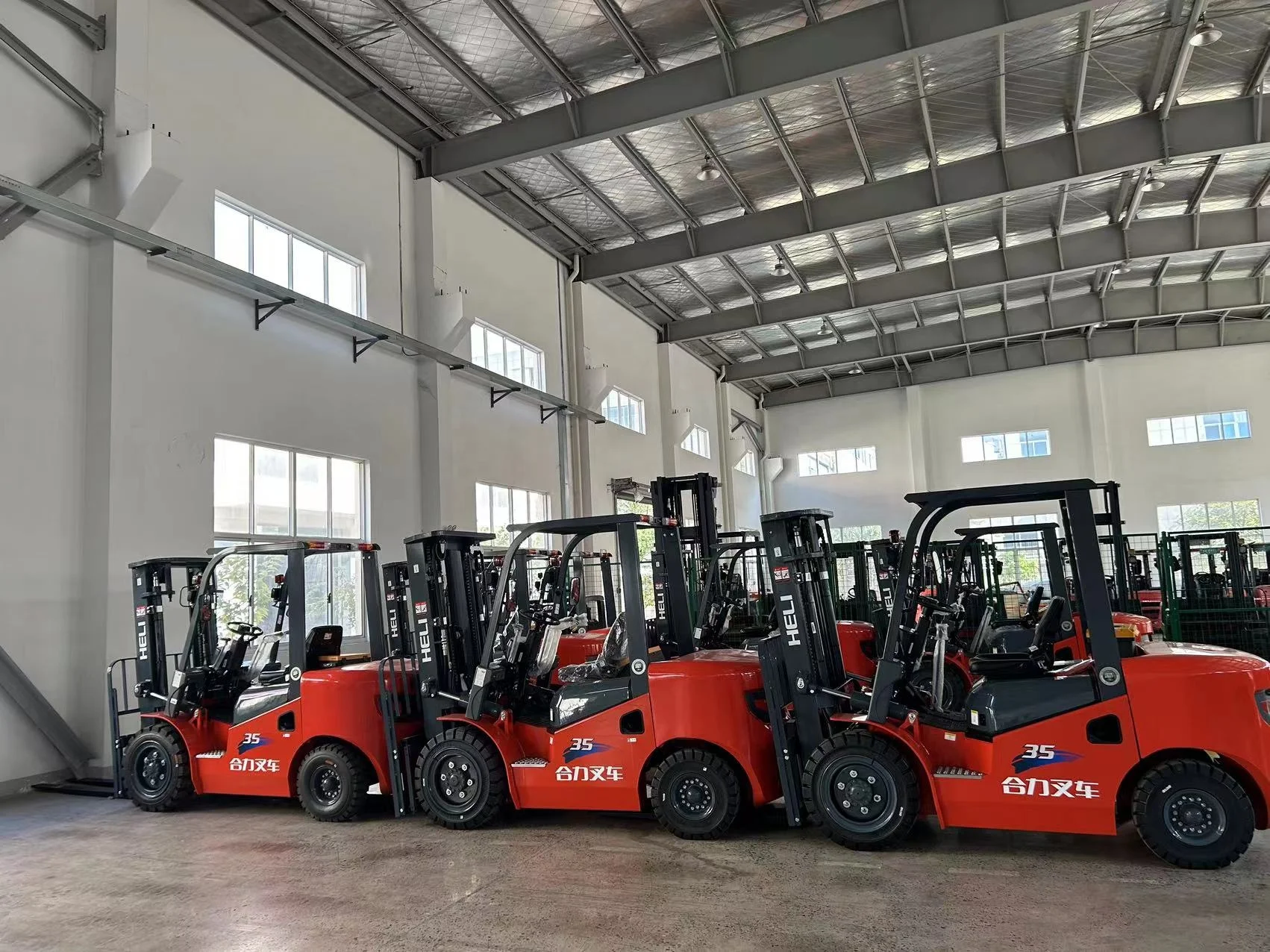 Safer Factory Self Produced CPCD35 Diesel Engine 3Ton 3.5Ton Forklift Price 2 Ton Diesel Forklift Heli For Sale