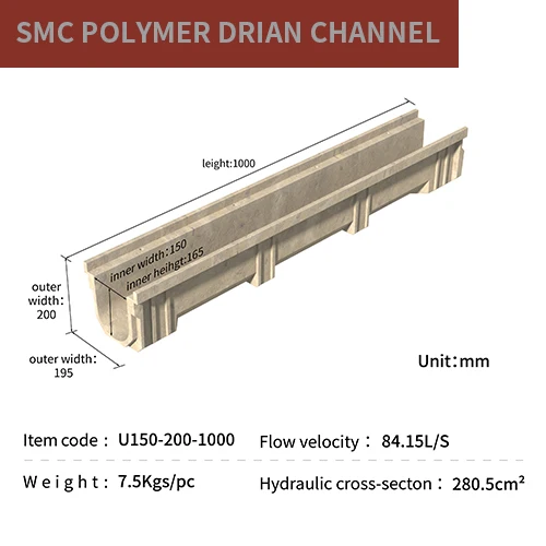 Building Material Stainless Steel Middle Slot ditch cover Plastic Trench Drain Channel