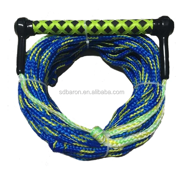 factory price pp braided water ski sport rope for surf