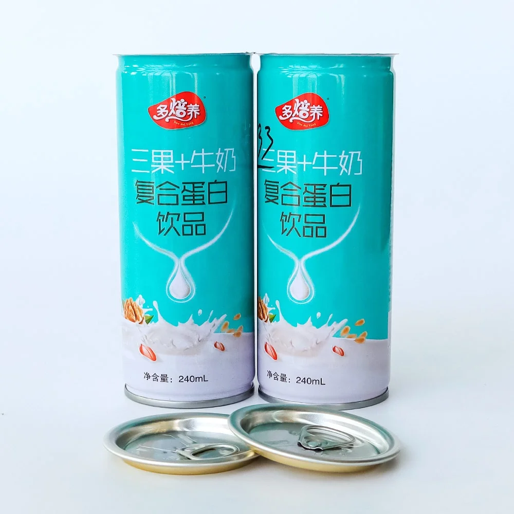 Professional factory Energy Drink round empty Tin Can Aluminum Tinplate for Canned Food packaging