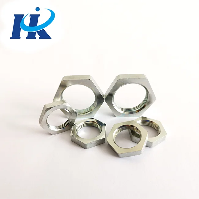 Special custom  hydraulic parts bolt and nut hex head hexagonal nuts lock nut Heavy automotive industry use