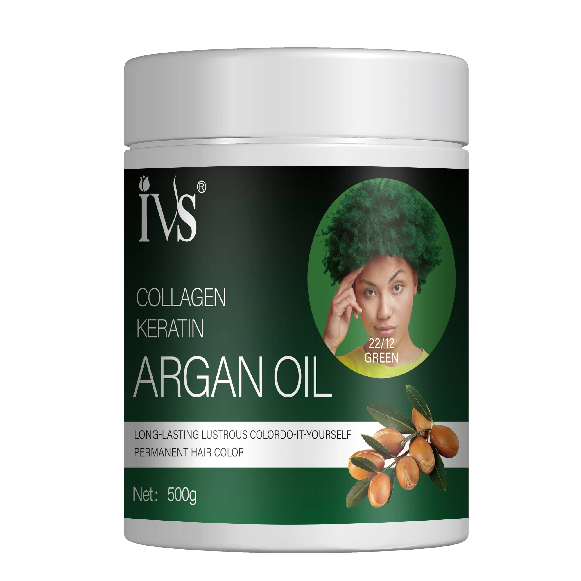 Italy Peacock Green Hair Bleach Powder For Professional Salon Use 500g Hair Color Dust Free Ammonia Free Hair Bleaching