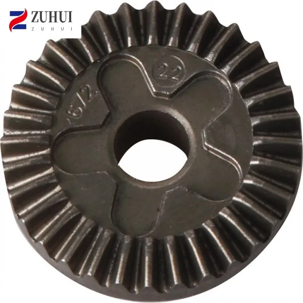 Спеченный порошковый металлический конический зубчатый механизм для электрической угловой шлифовальной машины, запасные части, Заводское изготовление на заказ