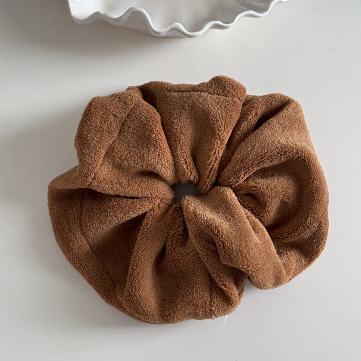 Super Large Towel Cloth Hair Scrunchies for Girls Solid Color Drying Hair Hair Ties for Women