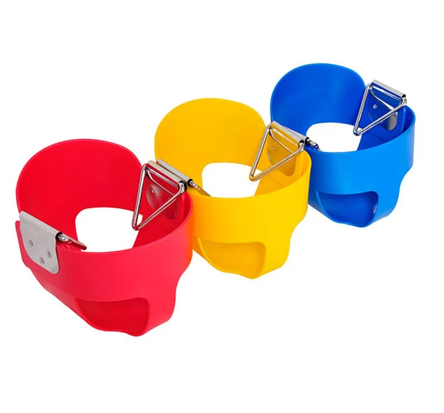 New Colorful Safe Eva With Chains Outdoor Play Kids High Back Baby Cradle Full Bucket Swing Seats