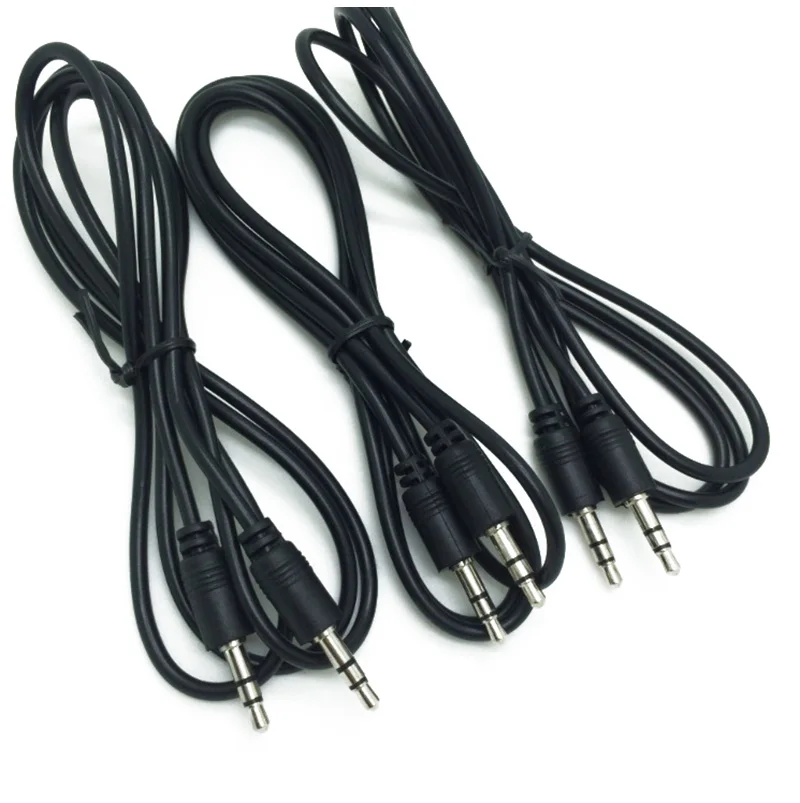 3.5mm jack Aux Cable Male to Male Audio Headphone Cable Line 3.5mm 1m 2m For phone MP3/MP4 Headphone Speaker