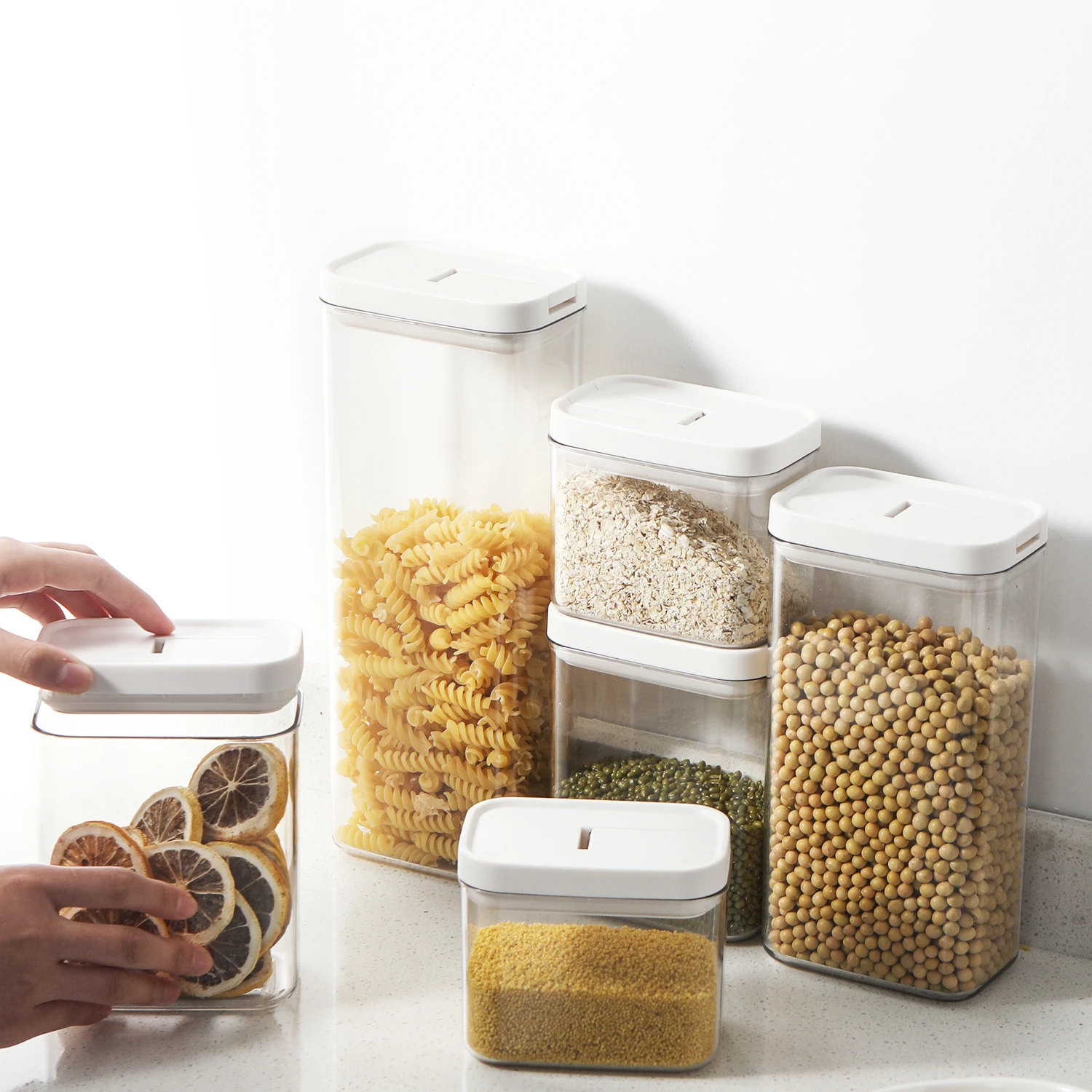 
Wholesale best price food-grade PP+PET small plastic storage food box container airtight 