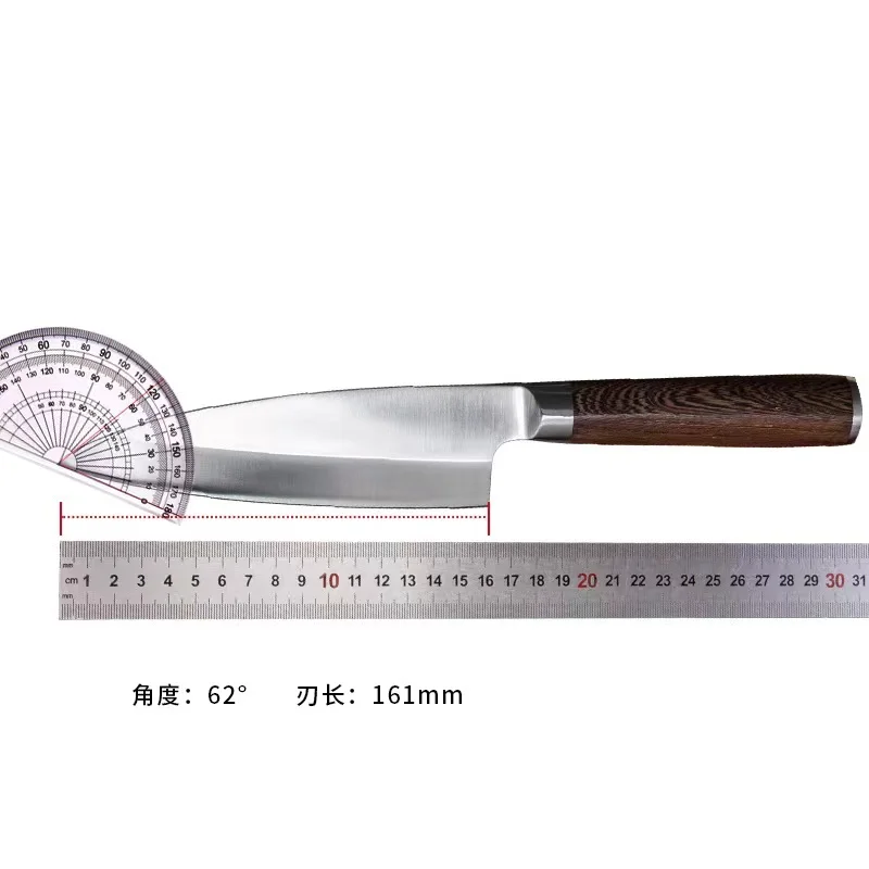 high quality stainless steel  japanese sashimi knife left hand  VG10  with wooden handle.