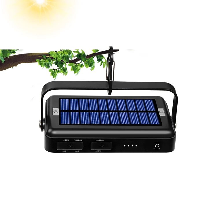 iMato Portable Outdoor Solar LED Camping Lantern Rechargeable 20000mAh PD22.5W QC3.0 Fast Charging Power Bank