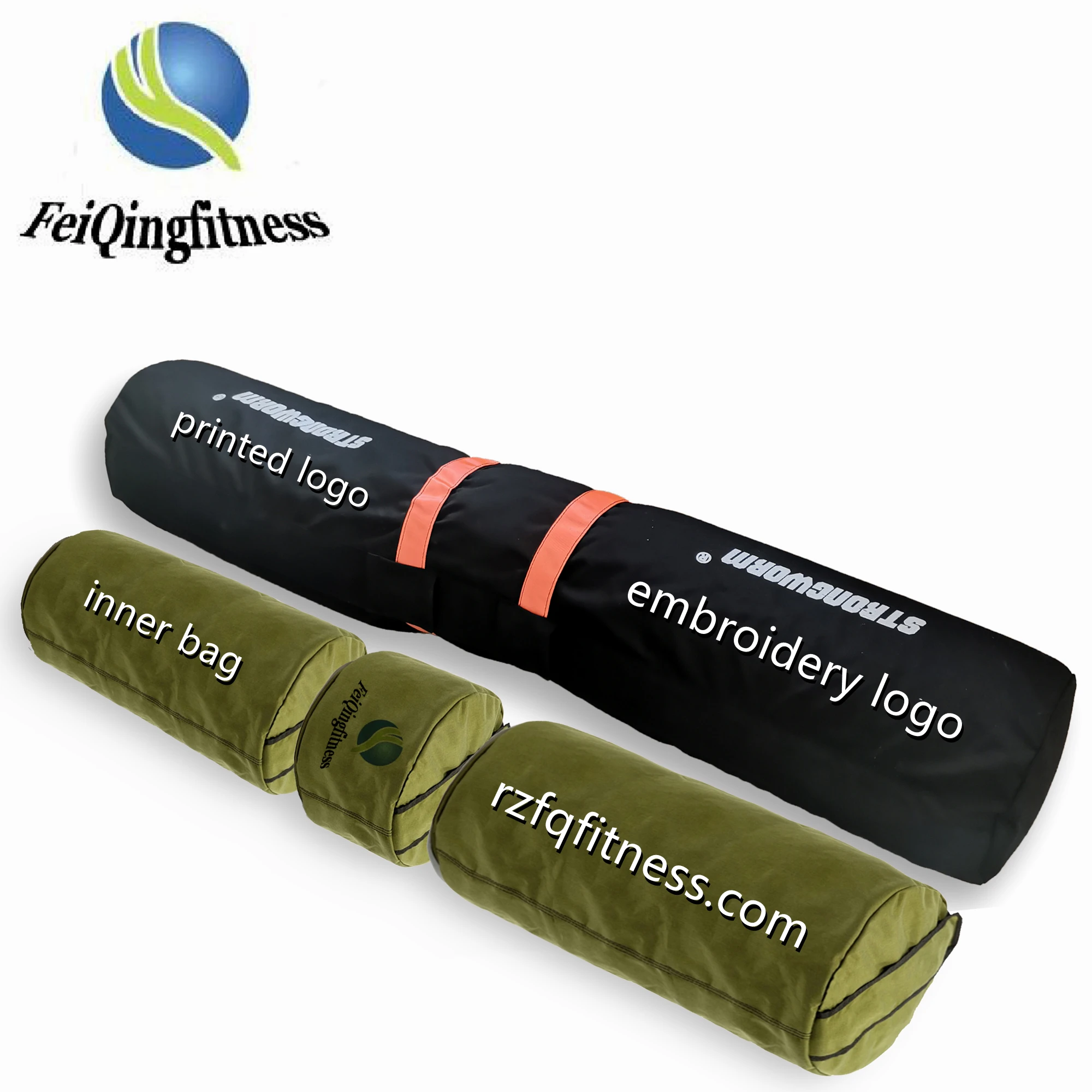 2/3/4/5/6 person Strongman worm bag sandbag rubber bag for fitness