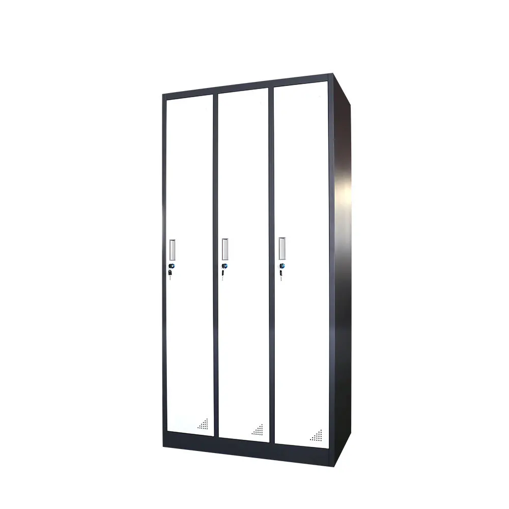 Wholesale price Metal File Cabinets Office 3 Door Metal Storage Cabinets with 3 Mobile Shelf Filing Kabinet lemari besi archivad