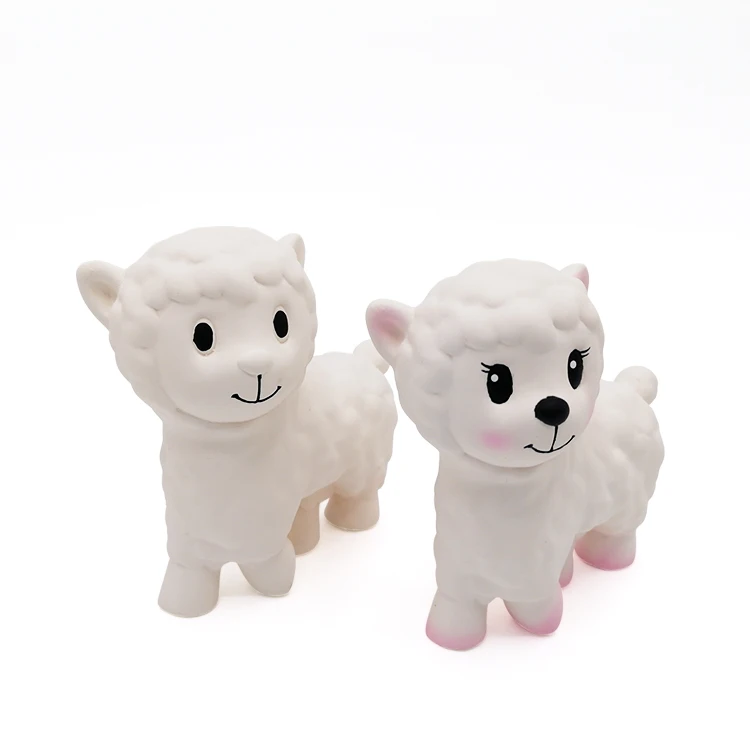 Manufacturer New Product Nontoxic Latex Sheep Chew Natural Latex Toys