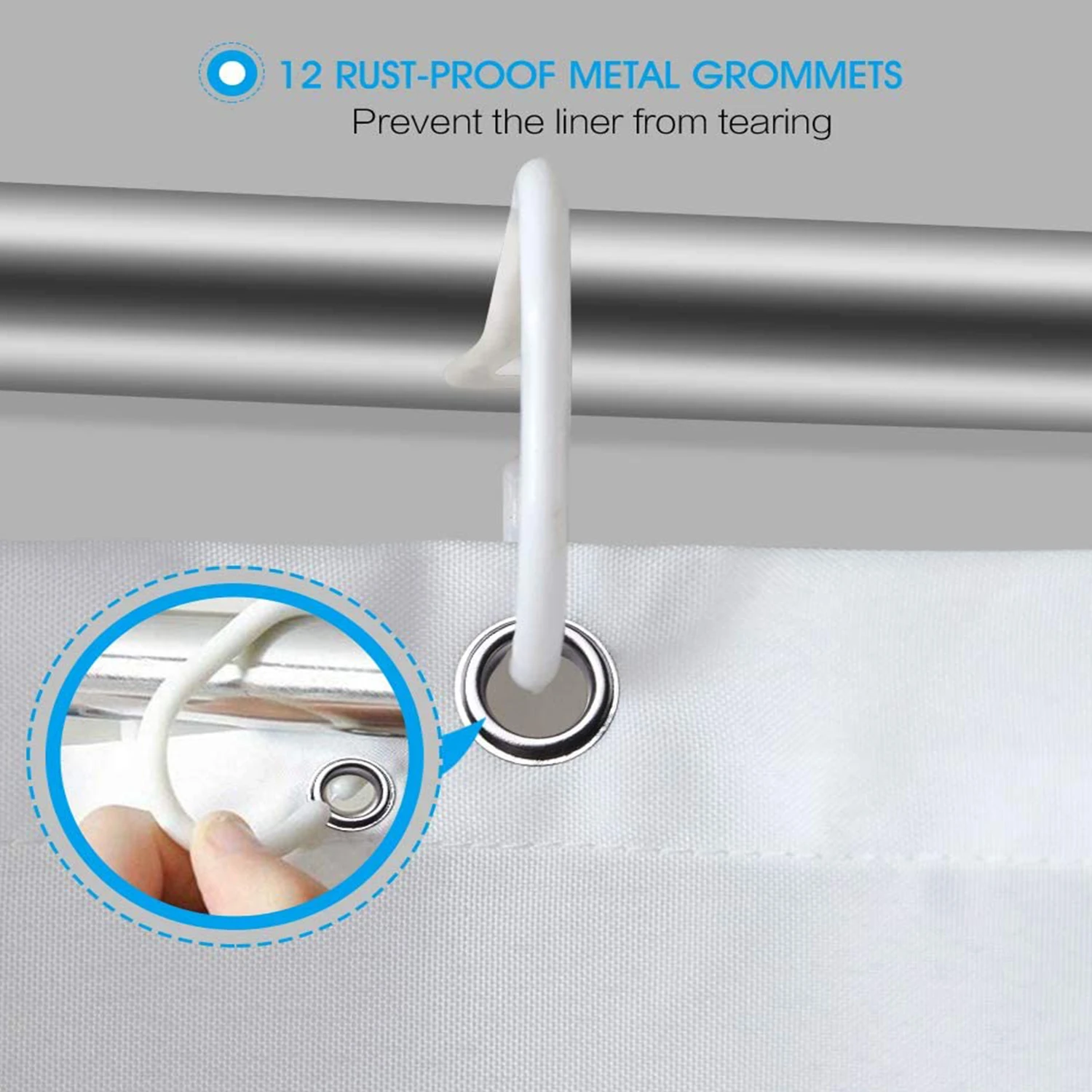 Luxury Custom Printed Lotus Waterproof  Polyester Shower Curtain Thickened Toilet Partition Curtain Bathroom Curtain With Hooks