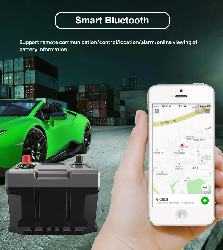 YESPER New Product High Power battery lithium ion Maintenance Free  12V starter battery