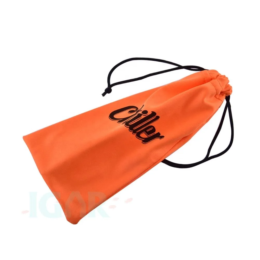 Microfiber Case Pouch Bag Glasses Sunglasses Case Soft Pouch with Eyeglass Cleaning Cloth Multi color drawstring closure