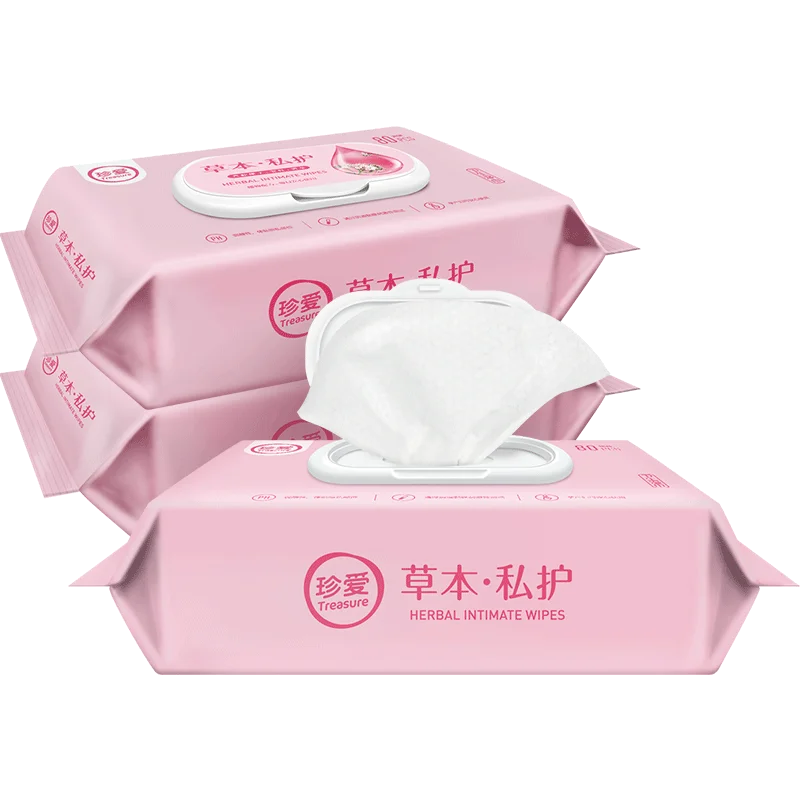 Женские чистящие салфетки для интимной гигиены Treasure CB21, сексуальные салфетки