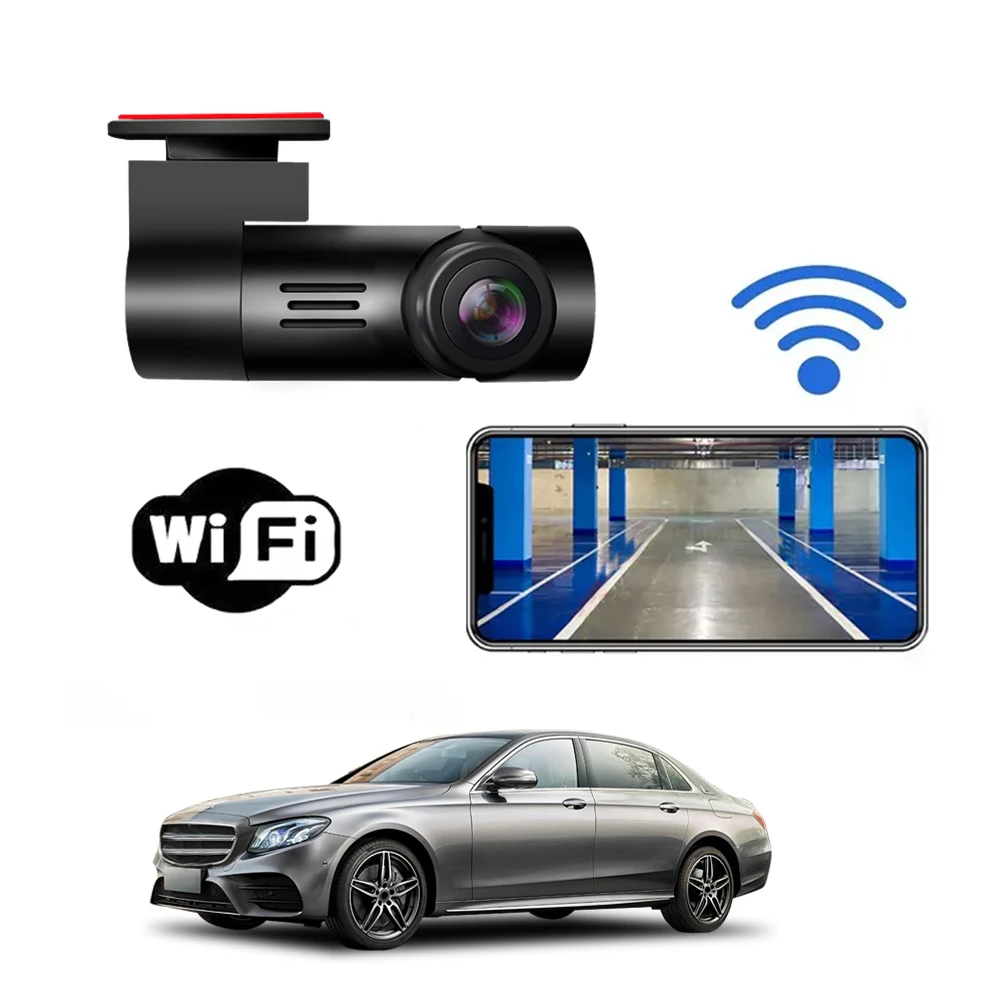 Factory Price Wifi Dash Cam HDR Night Vision Ahd 720P App Control ADAS Car Video Recorder Mini Dashcam Black Box for Car
