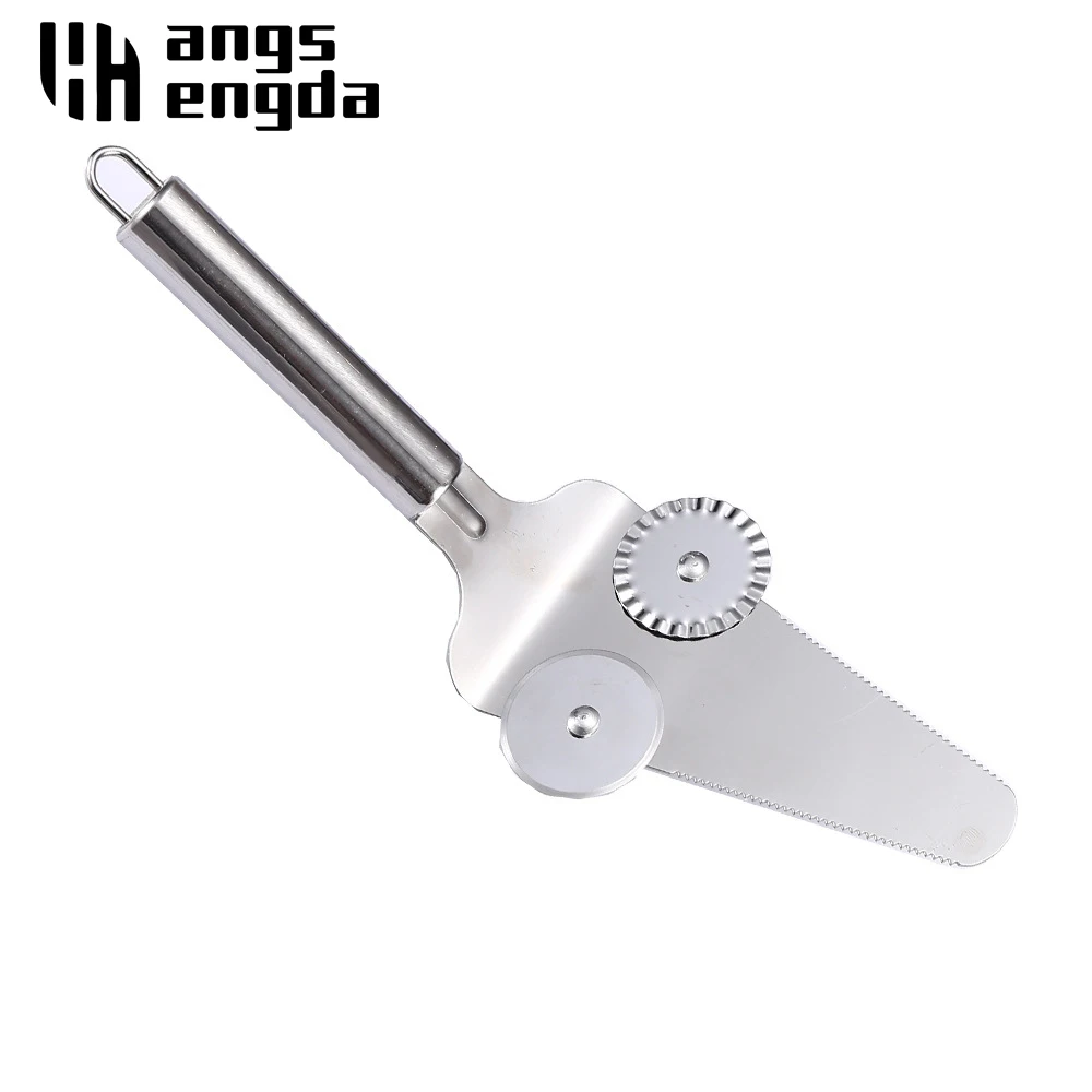 Stainless Steel Cutter Cheese Pie Pancake Pizza Spatula Kitchen Tools Baking Cooking Accessories For Home Steak Pizza Shovel