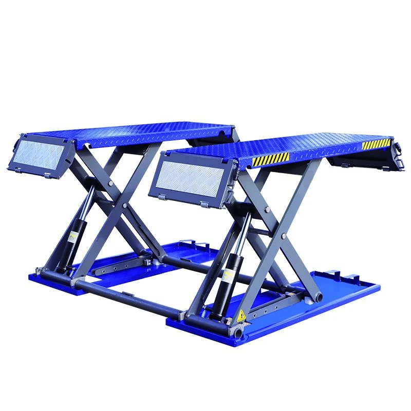 China supply cheap price stationary scissor lift for waste bin