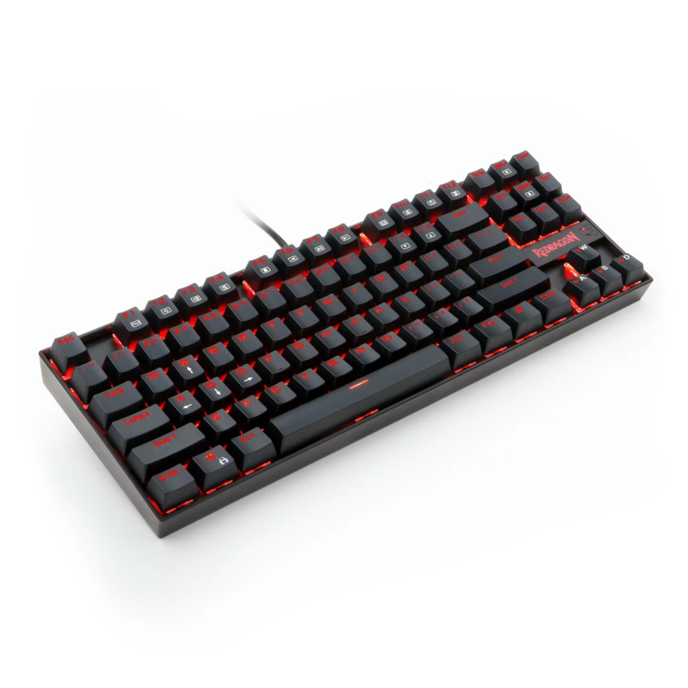 High precision control 87 Keys Red dragon K552 USB Wired Mechanical Gaming keyboards