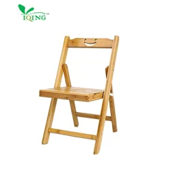 Factory direct cheap high quality portable bamboo and wood folding chair