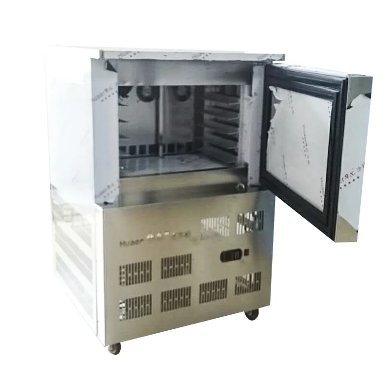 Energy saving  upright freezer 5 trays iqf freezer machine