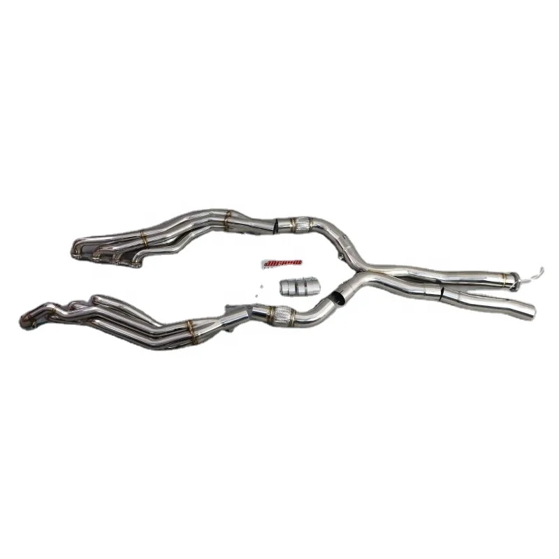 Performance exhaust header for Benz W211 E55 exhaust manifold