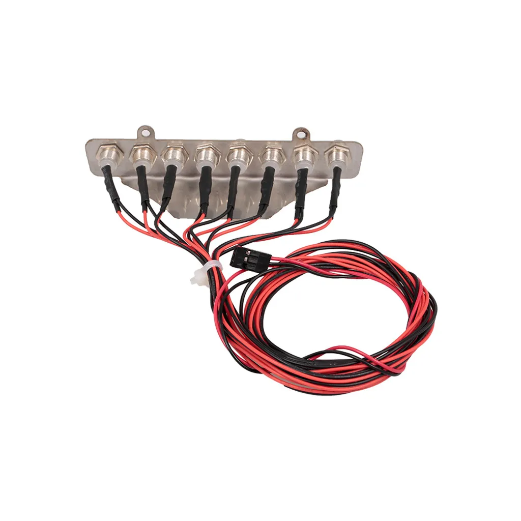RC Car LED Light Metal Shell Set Red White Light for 1/7 Traxxas UDR RC Truck Cars Tail Light