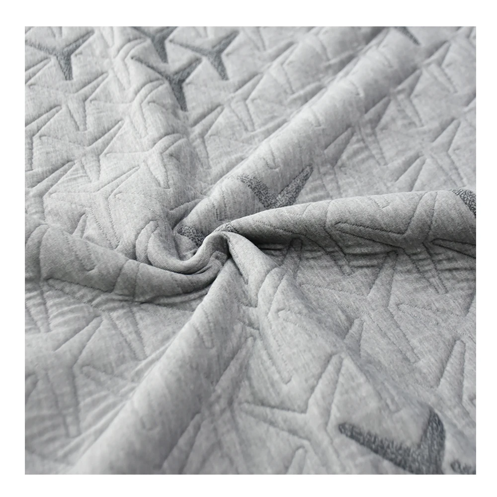 Китайский Текстиль 100% полиэстер трикотажная жаккардовая ткань для матраса