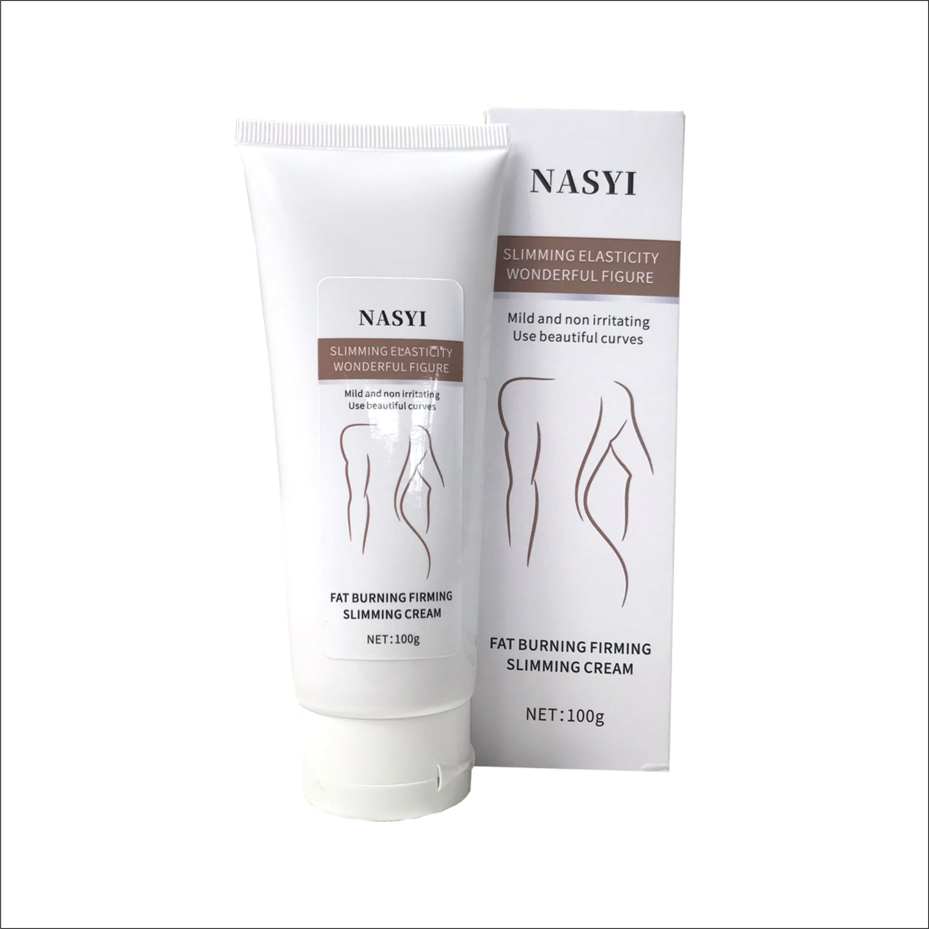 NASYI Private Label Slimming Cream Firming Shaping Belly Sculpting Body Cream Massage Oil Body Slimming Cream 100g