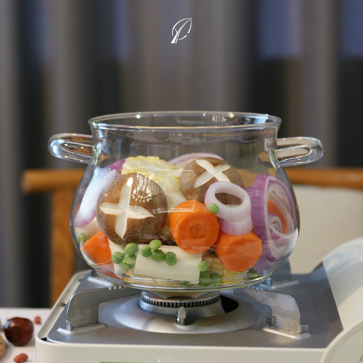 Drum Shape 2.5L Cooking Pot High Borosilicate Glass Christmas Day Home or Business Kitchenware Hot Sale in 2024 Custom Designs