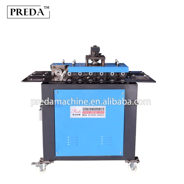 HVAC pipe making machine 7 functions nip lock machine sheet pittsburgh lock forming machine on sale