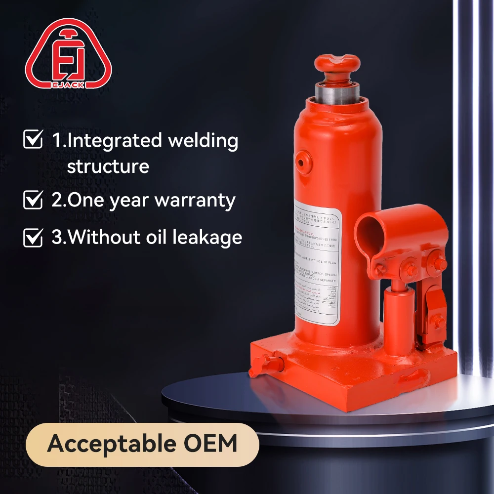 NF-5IF-2 EJACK Customized Manual Cars High Quality Manual 5 Ton Capacity Maximum Height 387mm Hydraulic Lift Bottle Jacks