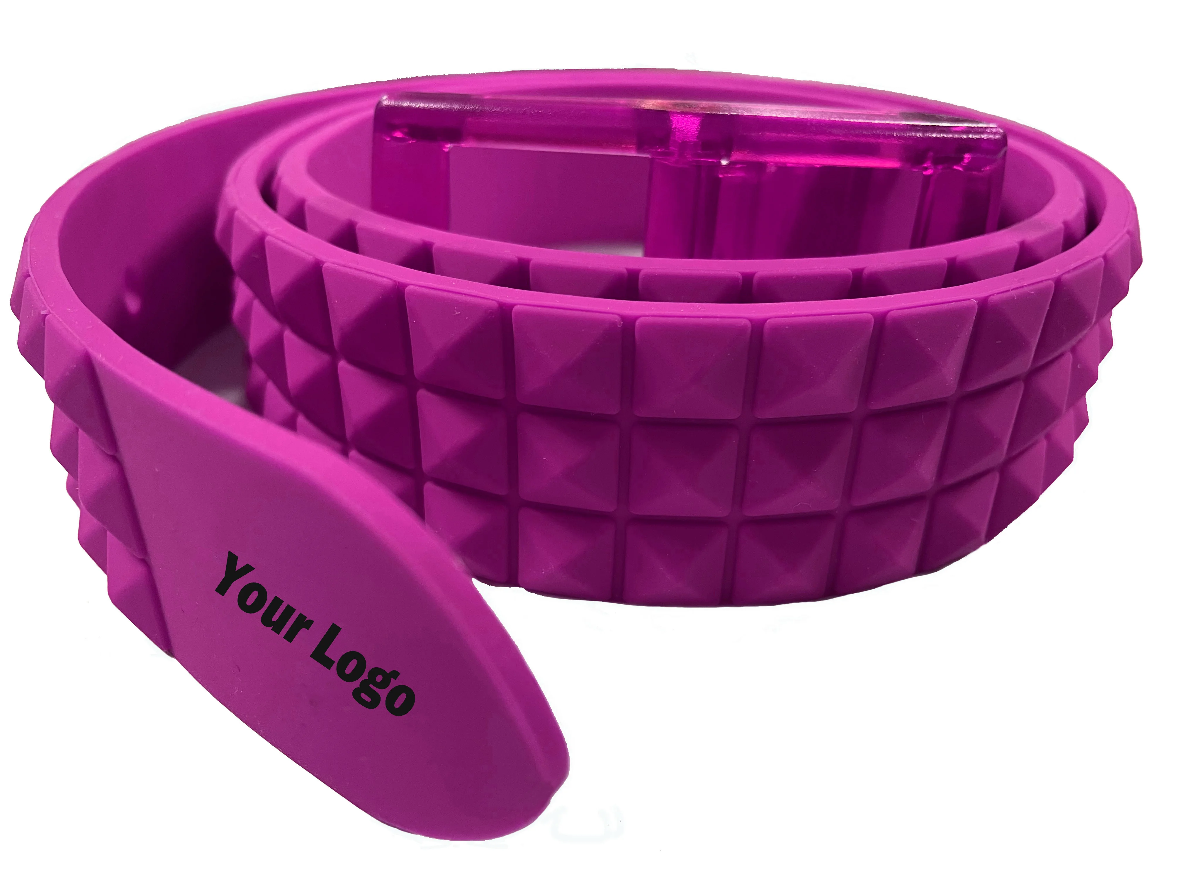 2021 Прямая продажа с завода силиконовый ремень модный дизайн резиновый ремень для продажи