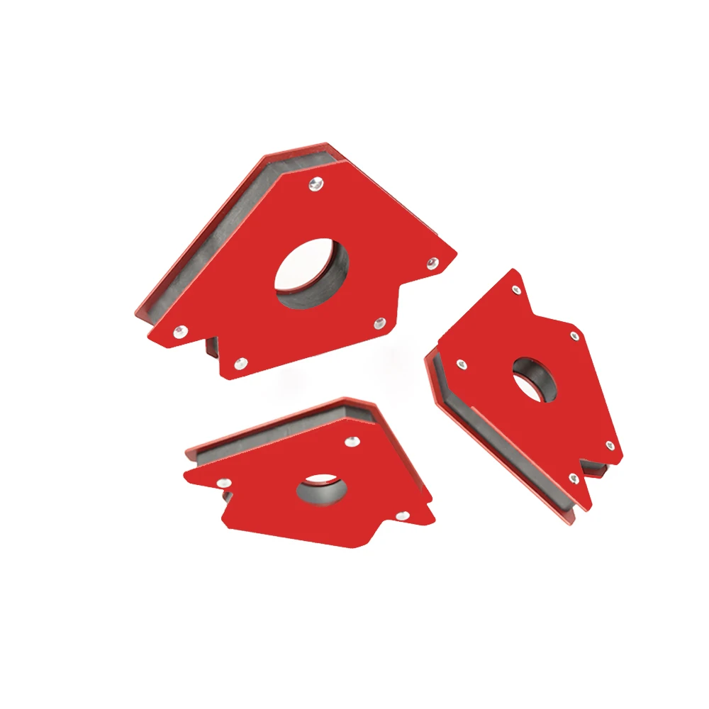 Powerful permanent Ferrite Magnets 100LBS Magnetic triangle Welding Holders Clamp
