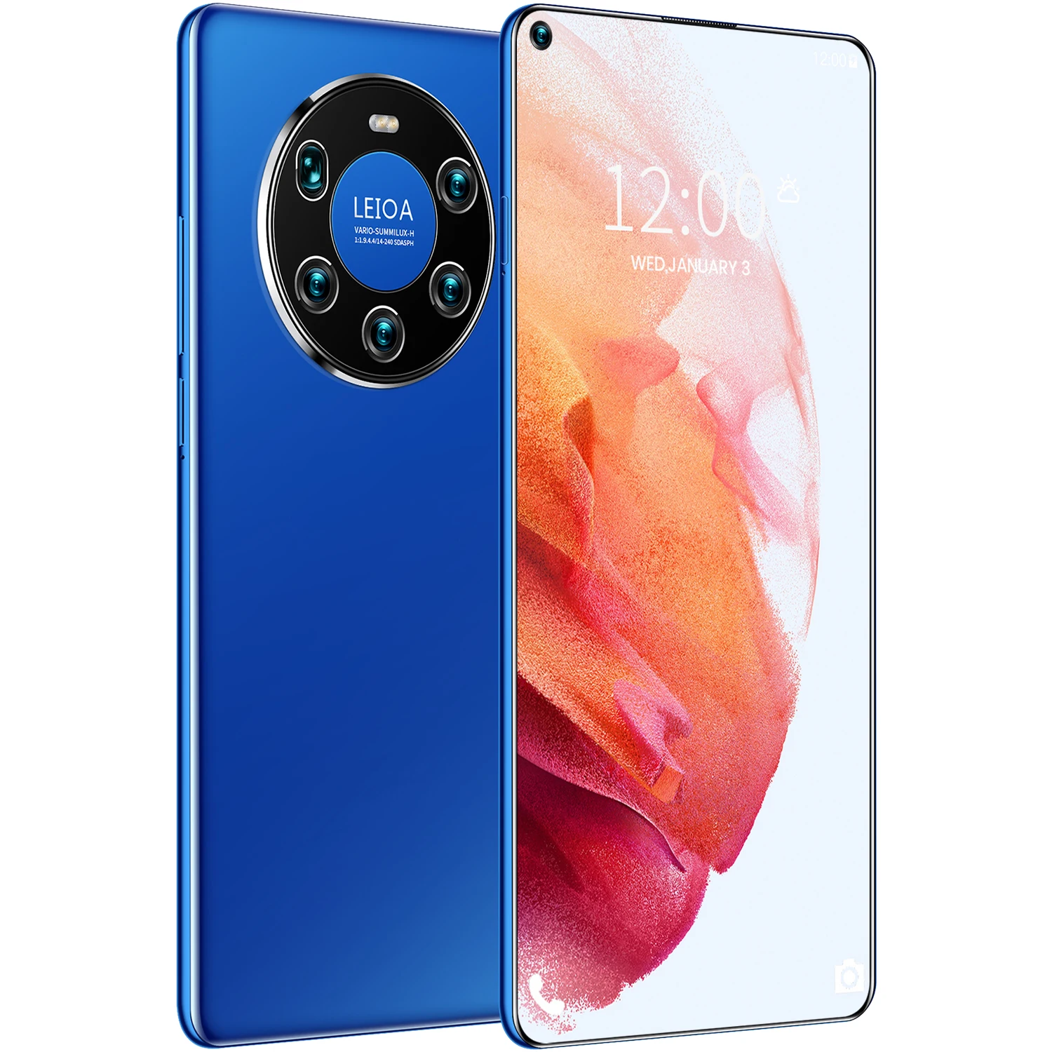 Global Version Mate40Pro PHONE 16GB+512GB Full Screen Phone Fingerprint 7.3Inch HD Cellphones 6800mAh 4G 5G Gaming Smartphones