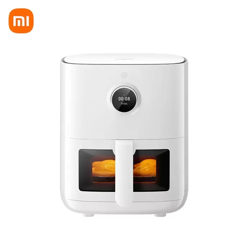 Xiaomi Smart Air Fryer Pro 4 л плита для горячей духовки видимое окно приложение хронометражный экран без масла 360 горячего воздуха фритюрница