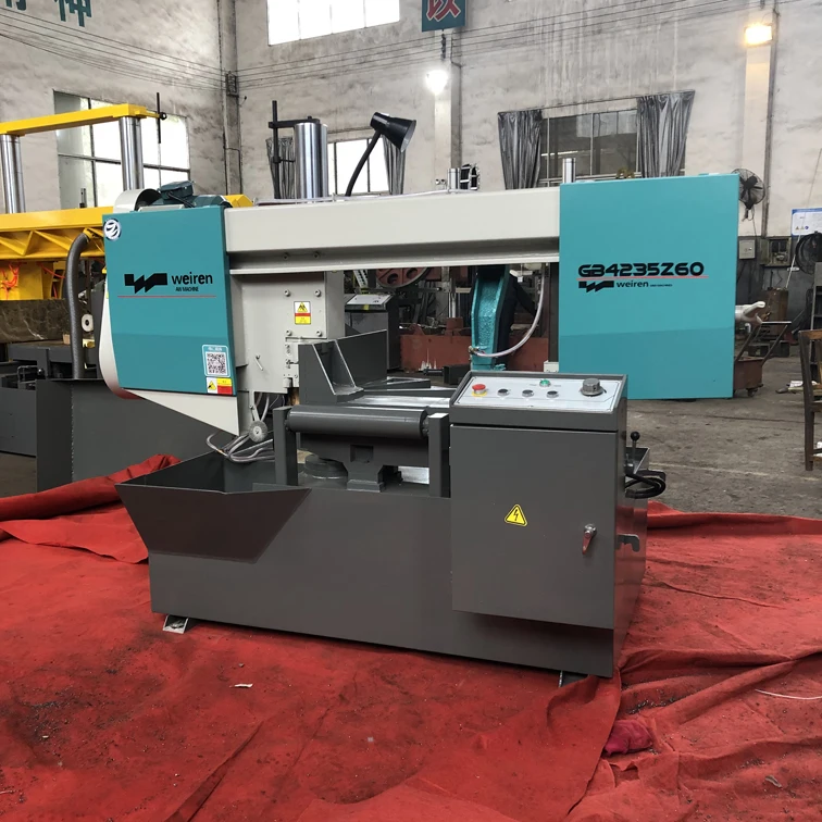 
GB4240Z60 ODM Manufacturer miter angle cutting 0-60degree Iron Cutting Band Sawing Machine 