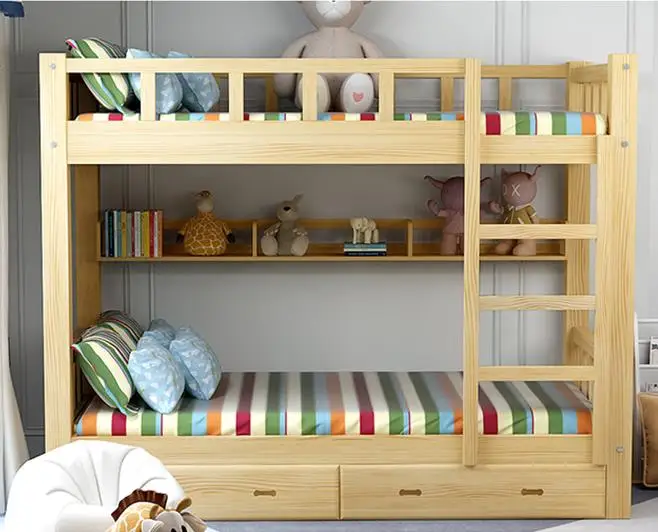 Wholesale Solid wood children bunk bed bunk beds kids bunk beds wooden