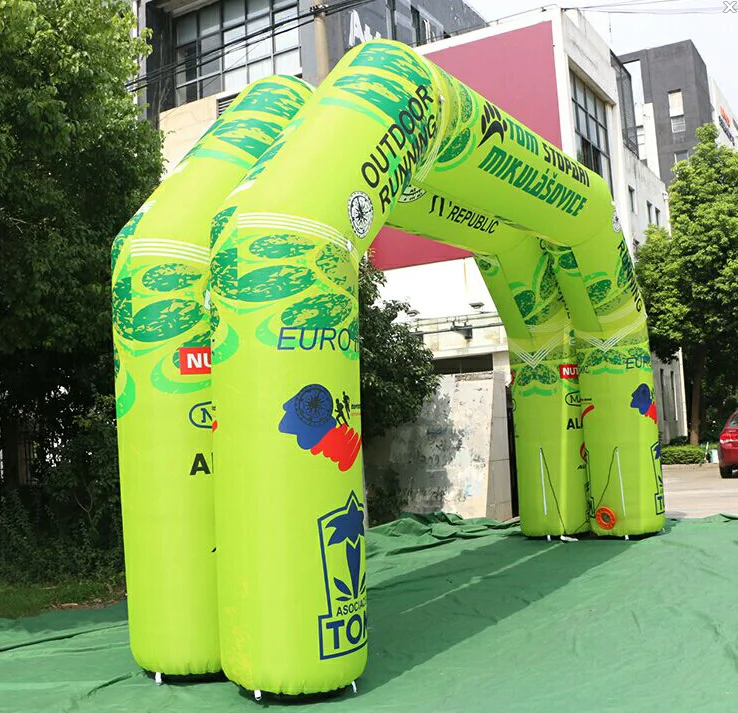 Outdoor use high quality customized design colorful inflatable arch