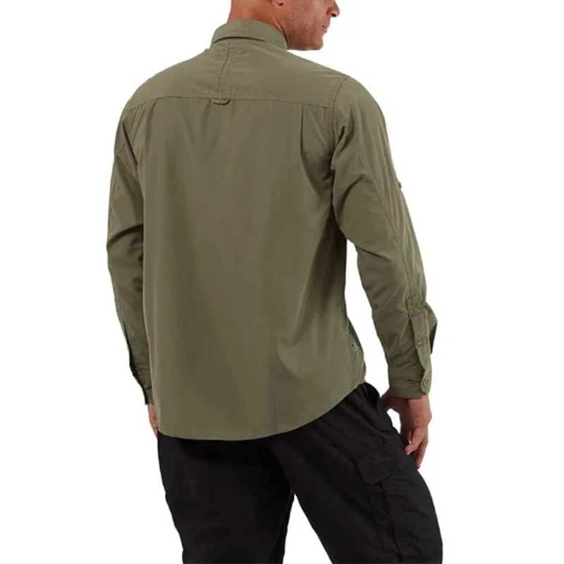 2024 Wholesale 100% Polyester Customized Breathable Multifunctional Button Fishing Shirt