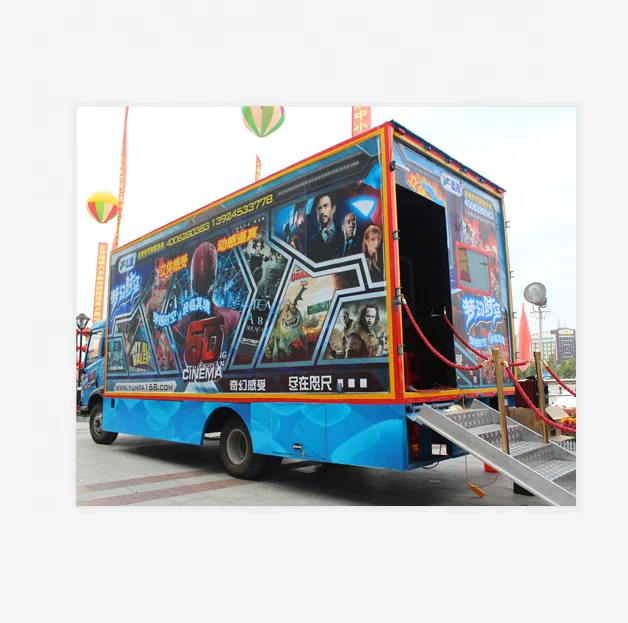 7d theater systems/ mobile 7D simulator cinema for sale