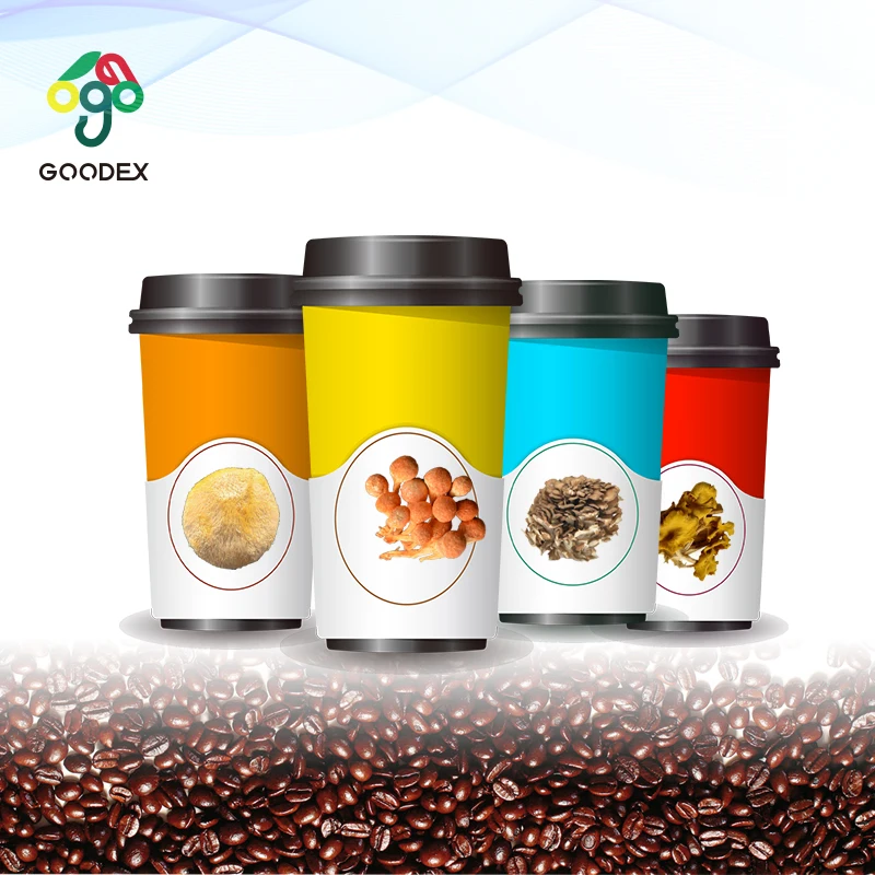 Растворимый черный кофе ganoderma lucidum, экстракт линчжи Рейши