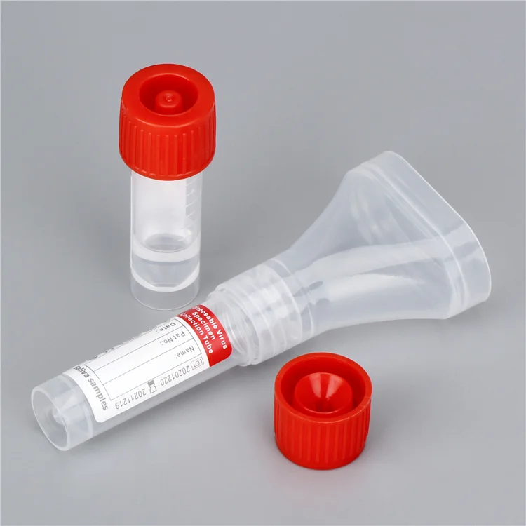 Viral Transport Media Nasal Oral Nylon Swab Stick DNA Test Kit Viral Sample Saliva Collection VTM Kit