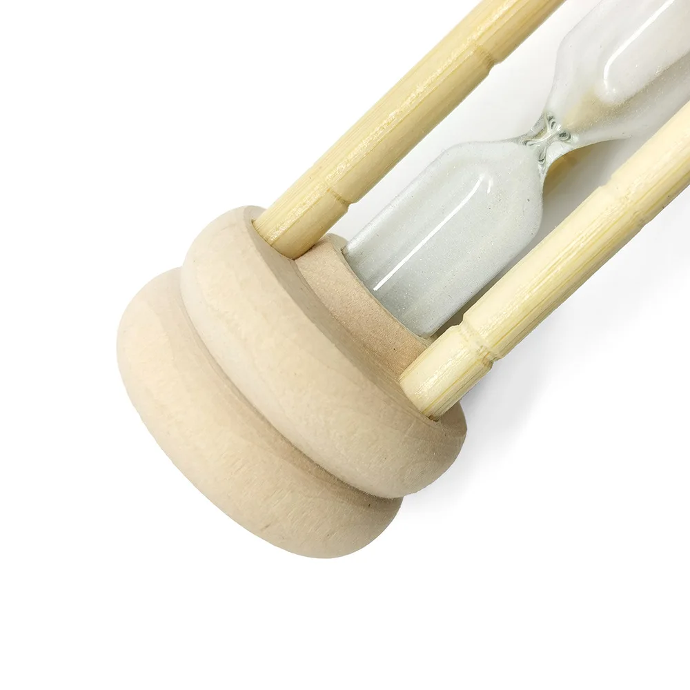 Wholesale Small Clock Sand Timer Unique Novelty Decorative Bamboo Hourglass